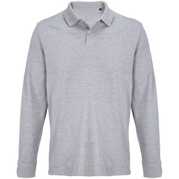 Рубашка поло унисекс с длинным рукавом Pacific LSL