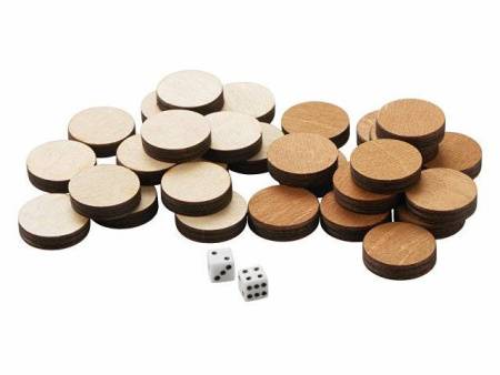 Деревянные нарды "Moves"