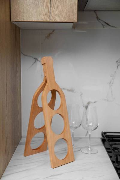 Подставка под виные бутылки (бутылка), 13*46,5*2,5см