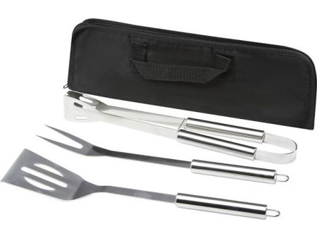 Barcabo Набор для барбекю из 3 предметов, серебристый Barcabo Набор для барбекю из 3 предметов, серебристый