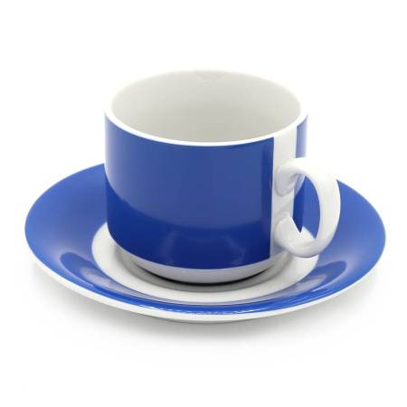 Чайная пара фарфоровая 220см³ &amp;quot;экспресс&amp;quot; &amp;quot;Sunrise&amp;quot; (7С1665Ф34), синий, в коробке