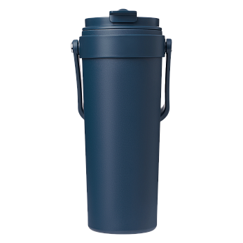 Термокружка вакуумная Solo, синяя