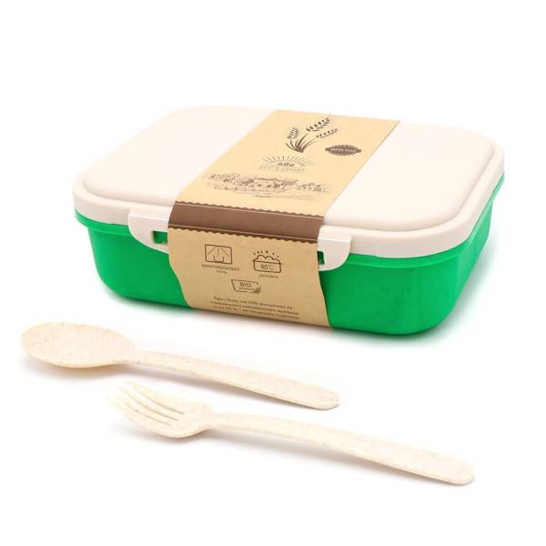 Ланчбокс (контейнер для еды) Ulf из пшеничного волокна