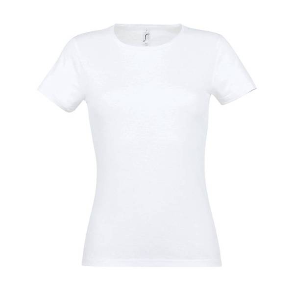 Футболка женская MISS, белый, S, 100% хлопок