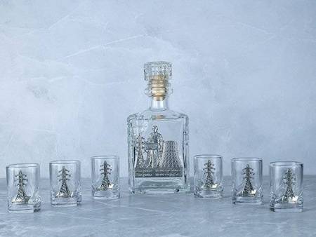 Набор для водки со штофом «С Днем Энергетика»