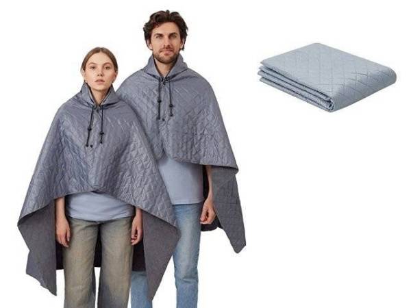 Плед-пончо 2-в-1 «Cappy» с капюшоном и мешком