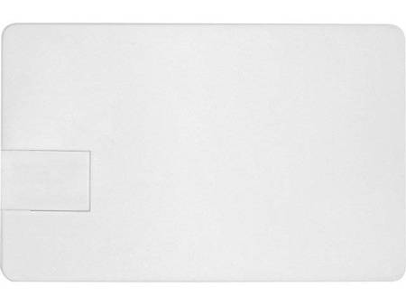 Флеш-карта "Визитка" USB 2.0 16 Gb в виде пластиковой карты "Card", белый