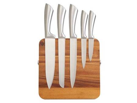 Набор ножей на магнитной подставке "Терон"