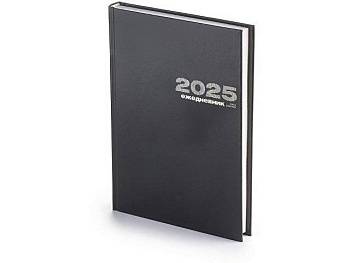 Ежедневник А5 датированный «Бумвинил» 2024, черный