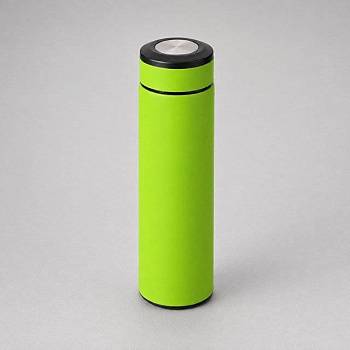Вакуумный термос "Vacuum Flask C1", soft touch, 420мл, зеленое яблоко