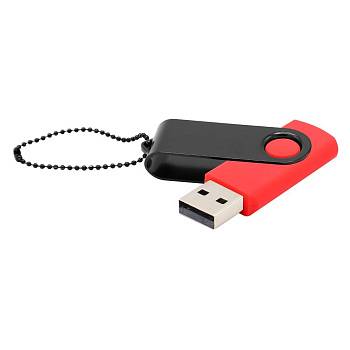 Флешка Designer To Go 2.0 USB 16Gb, красный/черный Флешка Designer To Go 2.0 USB 16Gb, красный/черный