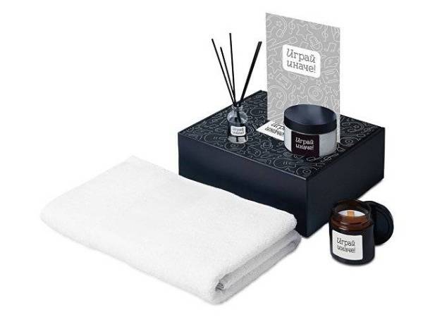 Подарочный набор «Re:y. Care» с полотенцем, солью для ванны и диффузором