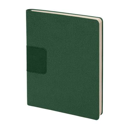 Бизнес-блокнот "Tweedi", 150х180 мм, красный, кремовая бумага, гибкая обложка