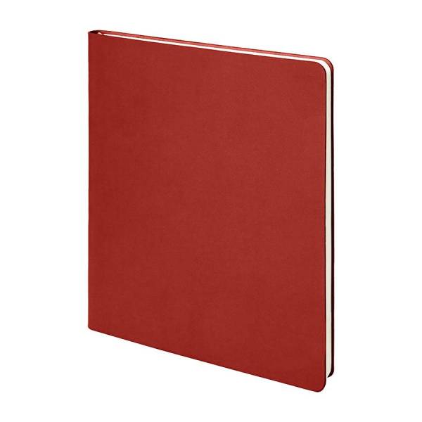 Бизнес-блокнот "Cubi", 150*180 мм, белый, кремовый форзац, мягкая обложка