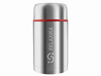 Термос для еды Relaxika 301 в чехле, 1200 мл, стальной Термос для еды Relaxika 301 в чехле, 1200 мл, стальной