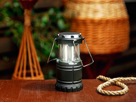 Фонарь «Probe» складной COB, для активного отдыха, серый