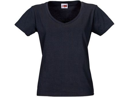 Футболка "Heavy Super Club" женская с V-образным вырезом