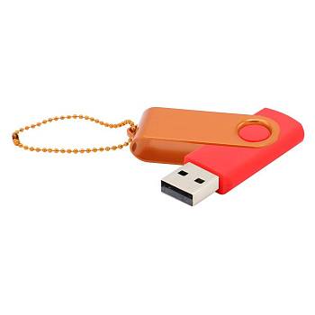 Флешка Designer To Go 2.0 USB 16Gb, красный/оранжевый Флешка Designer To Go 2.0 USB 16Gb, красный/оранжевый