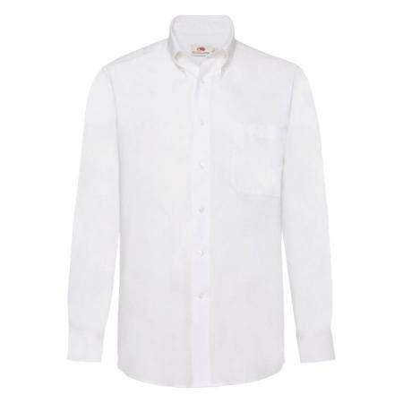 Рубашка "Long Sleeve Oxford Shirt", белый_S, 70% х/б, 30% п/э Рубашка "Long Sleeve Oxford Shirt", белый_S, 70% х/б, 30% п/э