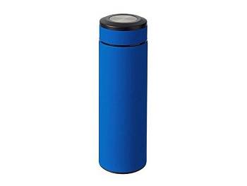 Вакуумный термос "Vacuum Flask C1", soft touch, 420мл, синий