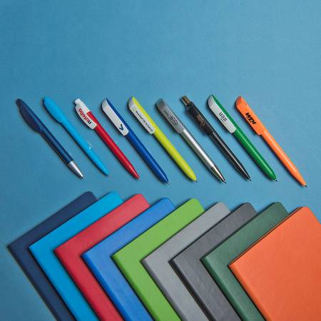 Бизнес-блокнот "Audrey", 130х210 мм, голубой, кремовая бумага, гибкая обложка, в линейку