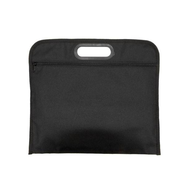 Сумка-чехол для документов "Letter", черный, 37х33 см, полиэстер