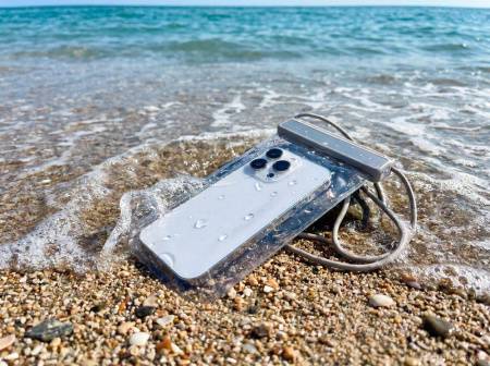 Водонепроницаемый чехол для телефона Aqualock, серый