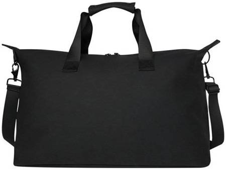 Спортивная сумка для ноутбука с диагональю экрана 15,6 дюйма Turner, изготовленная из переработанных материалов согласно стандарту GRS - сплошной черный