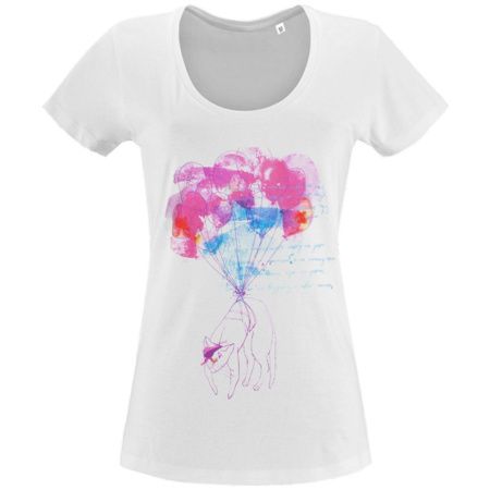 Футболка женская «Удивительная кошка»