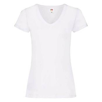 Футболка "Lady-Fit V-Neck T", белый_M, 95% х/б, 5% эластан, 200 г/м2 Футболка "Lady-Fit V-Neck T", белый_M, 95% х/б, 5% эластан, 200 г/м2