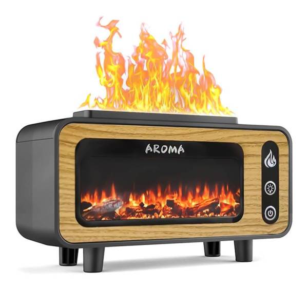 Светодиодный USB увлажнитель-аромадиффузор Vintage Fireplace Светодиодный USB увлажнитель-аромадиффузор Vintage Fireplace