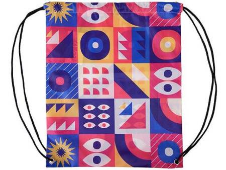 Рюкзак мешок из полиэстера с полной запечаткой , 38,1*45,72 см