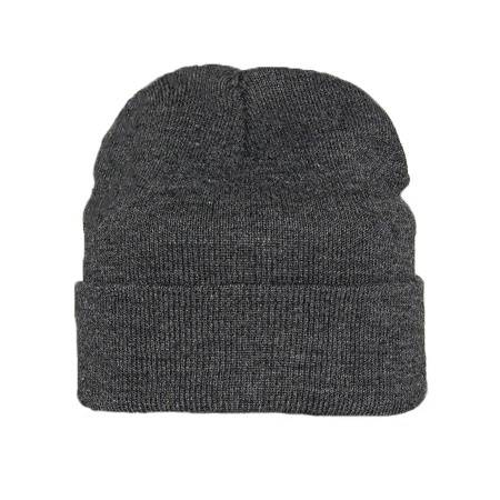 Шапка вязаная двойная "Essential", с отворотом, белый