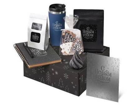 Подарочный набор «Re:Charge» с термокружкой, кофе и блокнотом