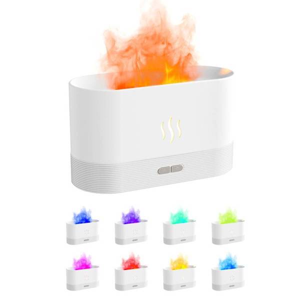 Светодиодный USB увлажнитель-ароматизатор Flame RGB Светодиодный USB увлажнитель-ароматизатор Flame RGB