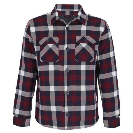 Куртка рубашка мужская NOAH, бордо, XS/S(0),100%хлопок,180 г/м2 Куртка рубашка мужская NOAH, бордо, XS/S(0),100%хлопок,180 г/м2