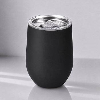 Термокружка Sense Gum, soft-touch, непротекаемая крышка, 370мл, черный