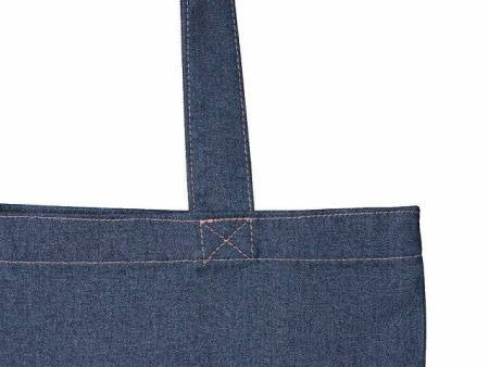 Джинсовая сумка-шоппер "Indigo"  с широкими лямками