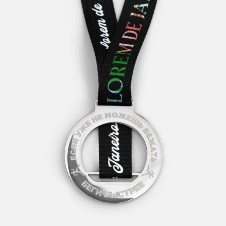 Медаль Finisher с сатиновой лентой