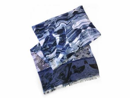 Шарф мужской "Уральский хребет"