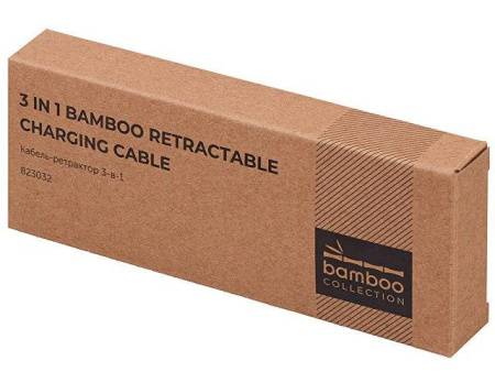 Универсальный кабель с ретрактором 3-в-1 «Retrax», черный