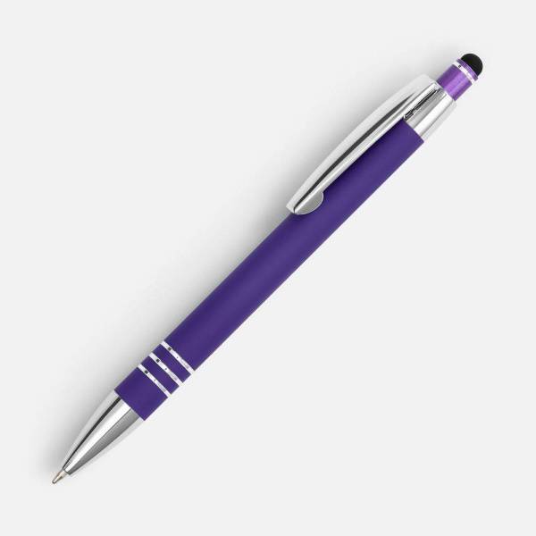 Ручка шариковая Sansen Soft Touch со стилусом