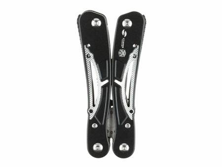 Мультитул Stinger, 105x45 мм, 13 функций, сталь/алюминий, серебристо-чёрный, в нейлоновом чехле