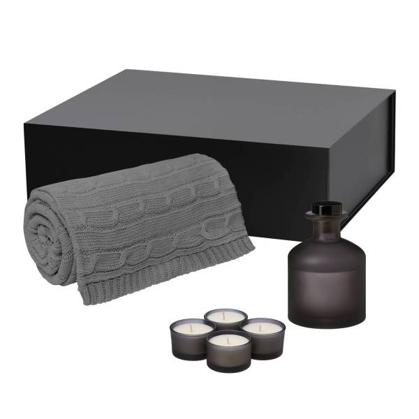 Подарочный набор Sento, Fado, бежевый (свеча, диффузор