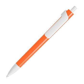 Ручка шариковая FORTE NEON, неоновый оранжевый/белый, пластик Ручка шариковая FORTE NEON, неоновый оранжевый/белый, пластик