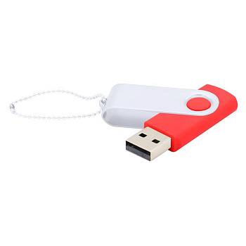 Флешка Designer To Go 2.0 USB 16Gb, красный/белый Флешка Designer To Go 2.0 USB 16Gb, красный/белый