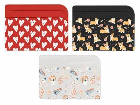 Картхолдер для 3-х карт с возможностью полноцветной  УФ-печати, софт-тач