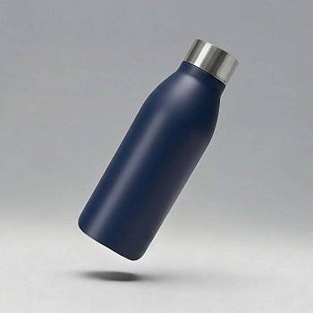 Вакуумная термобутылка "Brottle", темно-синий