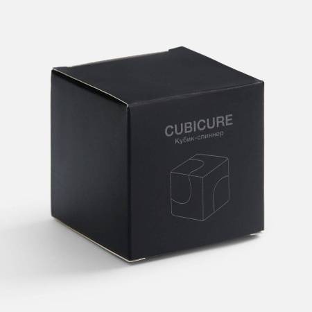 Кубик-спиннер Cubicure, черный