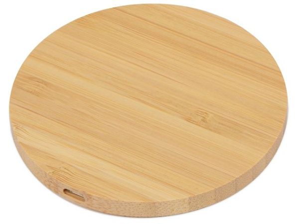 Беспроводное зарядное устройство из бамбука «Cap» Беспроводное зарядное устройство из бамбука «Cap»